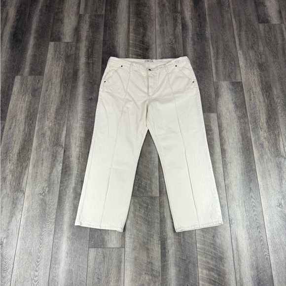 Abercrombie & Fitch Denim - Abercrombie Cream‎ Baggy Jeans